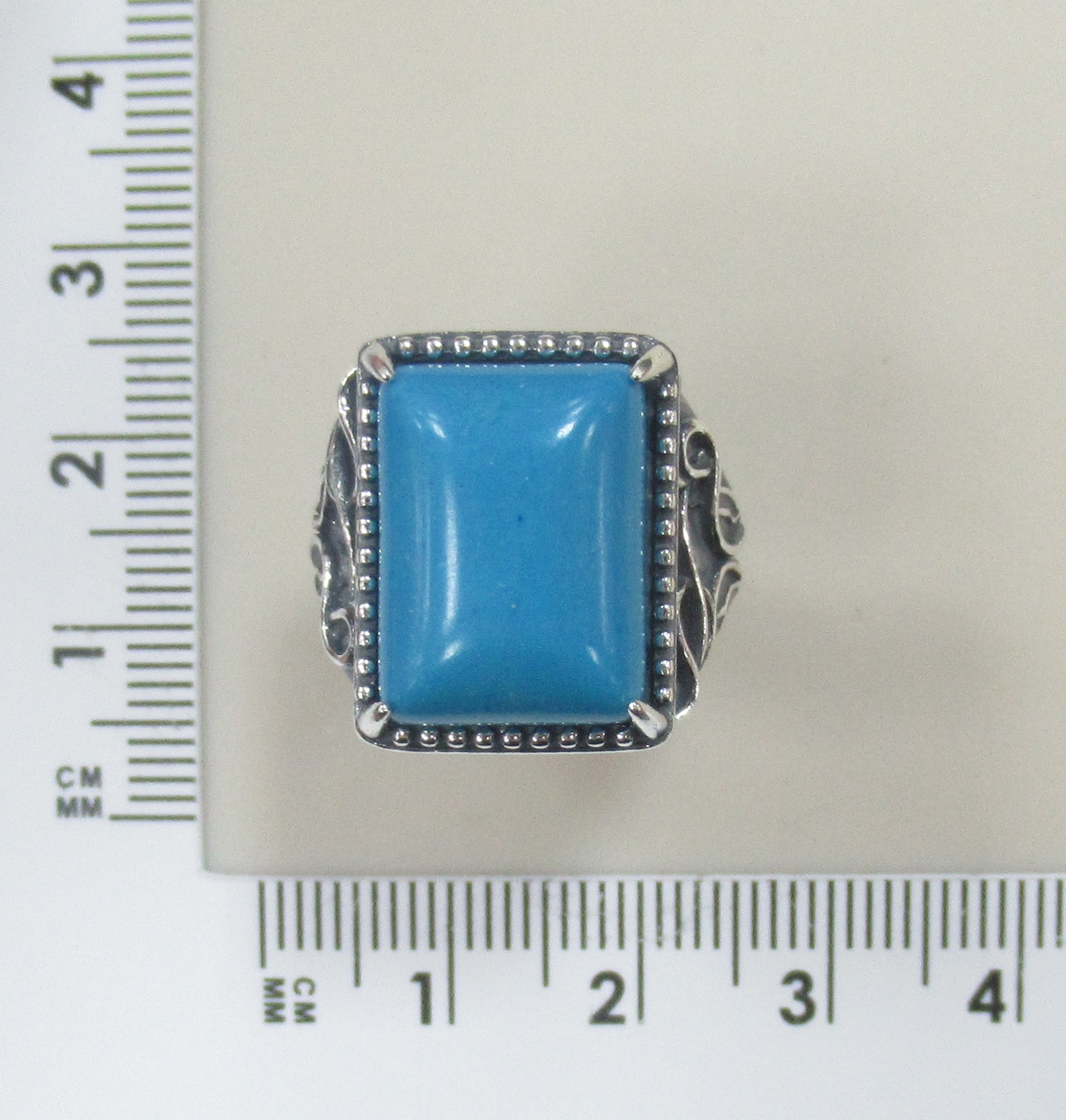 Серебряное кольцо с бирюзой